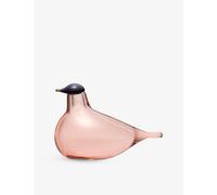Iittala Iittala Birds By Toikka Chiffchaff Glass Ornament Salmon Pink