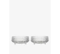 Iittala Iittala Ultima Thule Glass Bowl Set Of Two Clear