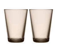 Iittala - Kartio Drinking Glass 40 cl 2-pack, Linen - Linen