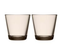 Iittala - Kartio Glass 21 cl 2-pack, Linen - Linen