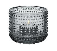Iittala Kastehelmi candleholder grey