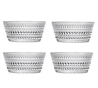 iittala Kastehelmi Dew Drop 7-3/4-Ounce Glass Bowls, Clear, Set of 4
