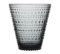 Iittala - Kastehelmi Drinking Glass 30 cl 2-Pcs, Grey - Grey