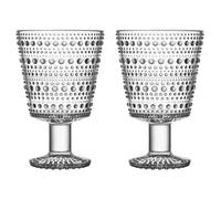 Iittala - Kastehelmi Universal Glass 26 cl 2 Pcs, Clear - Clear