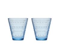 Iittala Kastehelmi glass 30 cl 2-pack aqua