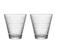 Iittala - Kastehelmi Drinking Glass 30 cl 2-pack, Clear - Clear