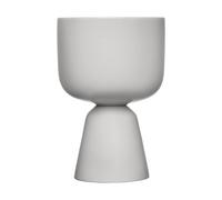Iittala Nappula flower pot Ø15,5 cm h23 cm Light gray