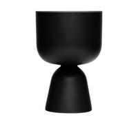 Iittala Nappula pot Matte black, 19x12.5 cm