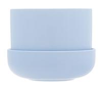 Iittala - Nappula Pot With Saucer 17x13 cm, Aqua - Aqua
