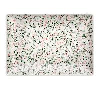 Iittala - Oiva Toikka Collection Helle Plate Pink / Green, A4 21x29 cm - Multi