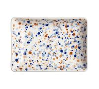 Iittala Oiva Toikka Helle A6 plate 10x15 cm Blue-brown