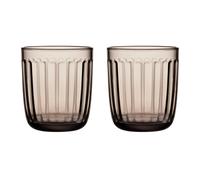 Iittala Raami drinks glass 26 cl 2-pack linen