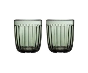 Iittala Raami drinks glass 26 cl 2-pack Pine green