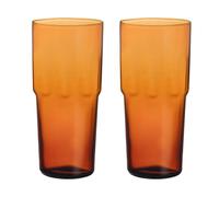 Iittala Solare drinking glass tall 39 cl 2-pack Copper