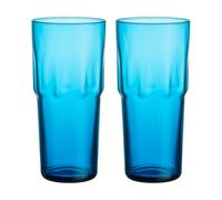 Iittala Solare drinking glass tall 39 cl 2-pack Electric blue