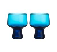 Iittala Solare glass on stem 29 cl 2-pack Electric blue