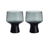 Iittala Solare glass on stem 29 cl 2-pack Steel gray