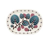 Iittala Taika Sato serving plate oval 41 cm White-multi coloured