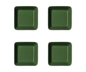 Iittala Teema square plate Forest green, 12x12 cm 4-pack