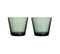 Iittala Tundra drinking glass 29 cl 2-pack Pine green