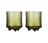 Iittala Ultima Thule drinking glass Finnish sand 20 cl 2-pack Green