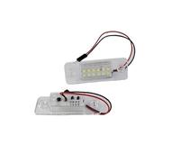 IIVDXAAA Car Fit For A8 D3 Rear License Plate Light 2Pcs | For A8 D3 2002-2010 Rear White License Plate Light Number Lamp