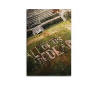 IIWERUW All Of Us Are Dead Poster Wall Art Canvas Aesthetic Cover Poster Vintage Music And Movies Decorative Painting for Living Room Bed Room 12x18inch(30x45cm) Unframe-style