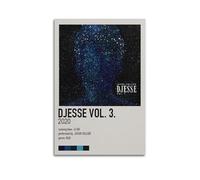 IIWERUW Djesse Vol. 3 - Jacob Collier Poster Wall Art Canvas Aesthetic Cover Poster Vintage Music And Movies Decorative Painting for Living Room Bed Room 12x18inch(30x45cm) Unframe-style