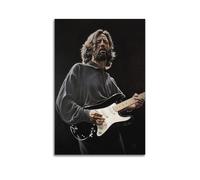 IIWERUW ERIC CLAPTON Poster Wall Art Canvas Aesthetic Cover Poster Vintage Music And Movies Decorative Painting for Living Room Bed Room 12x18inch(30x45cm) Unframe-style