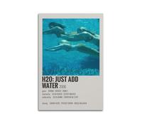 IIWERUW H2O Just Add Water Poster Wall Art Canvas Aesthetic Cover Poster Vintage Music And Movies Decorative Painting for Living Room Bed Room 08x12inch(20x30cm) Unframe-style