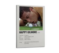 IIWERUW Happy Gilmore Poster Wall Art Canvas Aesthetic Cover Poster Vintage Music And Movies Decorative Painting for Living Room Bed Room 12x18inch(30x45cm) Frame-style