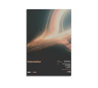 IIWERUW INTERSTELLAR Poster Wall Art Canvas Aesthetic Cover Poster Vintage Music And Movies Decorative Painting for Living Room Bed Room 12x18inch(30x45cm) Unframe-style