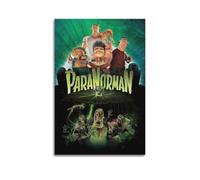 IIWERUW ParaNorman Poster Wall Art Canvas Aesthetic Cover Poster Vintage Music And Movies Decorative Painting for Living Room Bed Room 12x18inch(30x45cm) Unframe-style