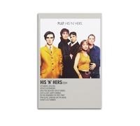 IIWERUW Pulp - His ‘n’ Hers Poster Wall Art Canvas Aesthetic Cover Poster Vintage Music And Movies Decorative Painting for Living Room Bed Room 20x30inch(50x75cm) Unframe-style