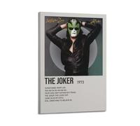 IIWERUW The Joker by Steve Miller Band Poster Wall Art Canvas Aesthetic Cover Poster Vintage Music And Movies Decorative Painting for Living Room Bed Room 16x24inch(40x60cm) Frame-style