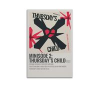 IIWERUW Txt Minisode 2 Thursday's Child Poster Wall Art Canvas Aesthetic Cover Poster Vintage Music And Movies Decorative Painting for Living Room Bed Room 12x18inch(30x45cm) Unframe-style