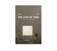 IIWERUW We Live in Time Poster Wall Art Canvas Aesthetic Cover Poster Vintage Music And Movies Decorative Painting for Living Room Bed Room 08x12inch(20x30cm) Unframe-style