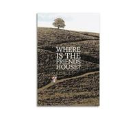 IIWERUW Where Is The Friend's House Poster Wall Art Canvas Aesthetic Cover Poster Vintage Music And Movies Decorative Painting for Living Room Bed Room 12x18inch(30x45cm) Unframe-style