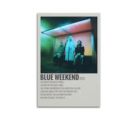 IIWERUW Wolf Alice Blue Weekend Poster Wall Art Canvas Aesthetic Cover Poster Vintage Music And Movies Decorative Painting for Living Room Bed Room 12x18inch(30x45cm) Unframe-style