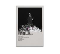 IIWERUW YUNGBLUD By YUNGBLUD Poster Wall Art Canvas Aesthetic Cover Poster Vintage Music And Movies Decorative Painting for Living Room Bed Room 12x18inch(30x45cm) Unframe-style