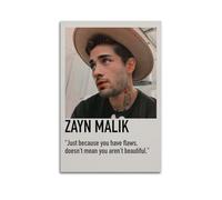 IIWERUW ZAYN MALIK Poster Wall Art Canvas Aesthetic Cover Poster Vintage Music And Movies Decorative Painting for Living Room Bed Room 20x30inch(50x75cm) Unframe-style