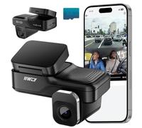IIWEY 4G LTE Security Cam for Car Front and Inside, Remote Live-View, Instant Alert via App, Cloud, IR Night Vision, No Screen, Dual FHD Dash Camera, 24/7 Parking Mode, GPS, OBD Cable Includes (L7)