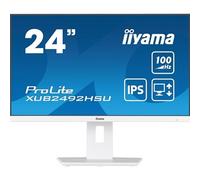 Iiyama 24 " Ips Monitor XUB2492HSU-W6 Height Adjustable Full Hd 100Hz 0.4Ms Free