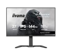 iiyama G-Master GB2741QSU-B1 27 inch 144Hz QHD Gaming Display, 1ms (MPRT) IPS LCD with Adaptive Sync & G-Sync Compatible, 2560x1440, HDMI/DP, HAS