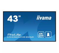 iiyama 43" 4K UHD professional digital signage display with advanced control and connectivity options