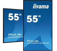 iiyama LH5560UHS-B1AG Signage Display Digital A-board 139.7 cm (55") LED Wi-Fi 500 cd/m 4K Ultra HD Black Built-in processor Android 11 24/7