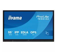 iiyama Prolite TE5513A-B1AG 138.8 cm 54.6 Inch IPS LED Large Format Display 4K UHD 40 Touch Points PureTouch-IR HDMI DP USB-C USB 3.2 RS-232c RJ45 HDMI-Out 7H OPS WiFi Android 14 OS iiControl NFC