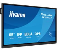 iiyama Prolite TE6513A-B1AG 163.9 cm 64.5 Inch IPS LED Large Format Display 4K UHD 40 Touch Points PureTouch-IR HDMI DP USB-C USB 3.2 RS-232c RJ45 HDMI-Out 7H OPS WiFi Android 14 OS iiControl NFC