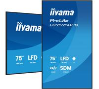 iiyama 75" 4K UHD Professional Digital Signage 24/7 display featu