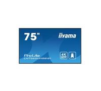 iiyama 75" Vivid-Bright Display with 4K resolution and 800cd/m panels for illuminating communication